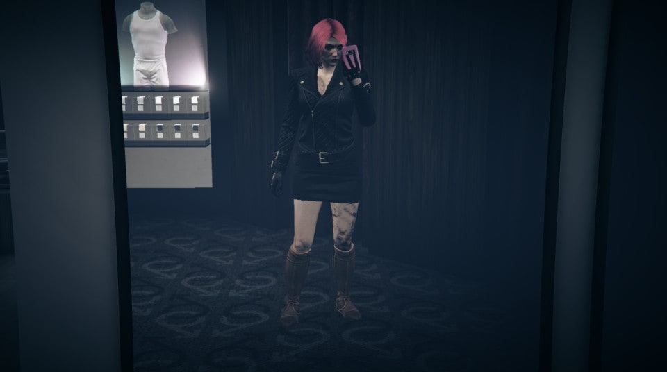 Green skirt shop outfit gta