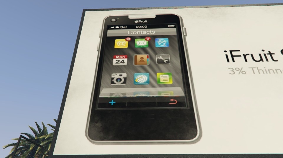 GTA 5 iFruit smartphone concept 3D render video - Exclusive 