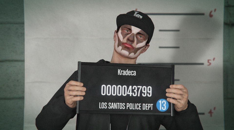 Mugshot by Kradeca_ in Grand Theft Auto V - Rockstar Games